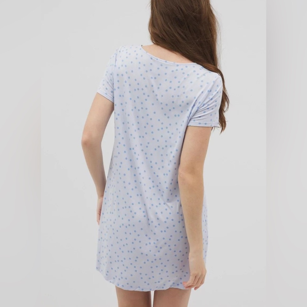 Soma Cool Nights Short Sleeve Sleepshirt Sz Large